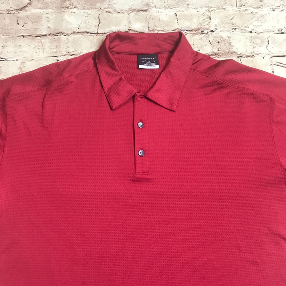 Nike Golf Fit Dry Short Sleeve Textured Shirt